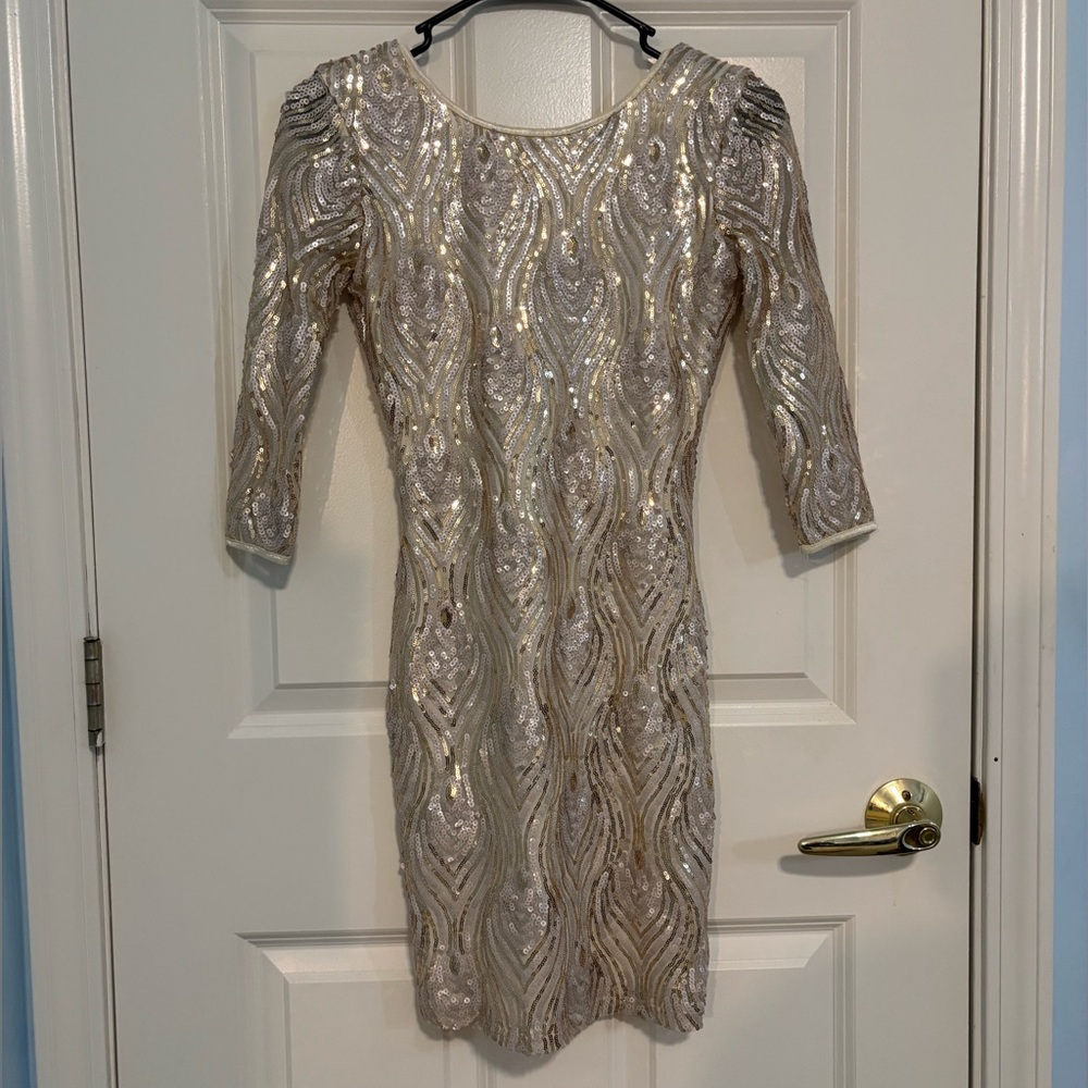 Dainty Hooligan Sequin Dress🩶